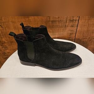 Men's Flag LTD Pax Black Suede Chelsea Boots. 
